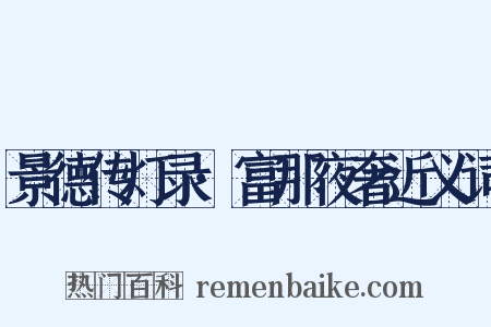 景德传灯录·富那夜奢近义词是什么意思的图片